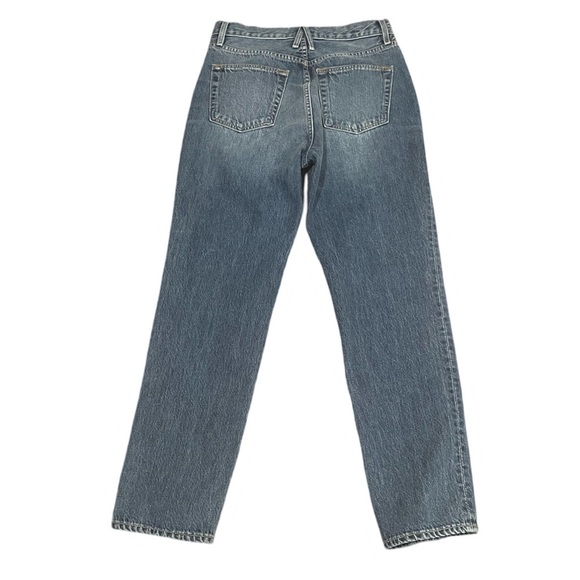SLVRLAKE Sierra High-Rise Straight Leg Blue Jeans. Tucson Wash. Size 28. - Picture 5 of 12